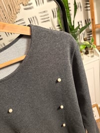 Image 2 of Sweatshirt pearl dress 