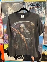 Image 1 of 90s Grim Reaper Double Sided Tshirt Large