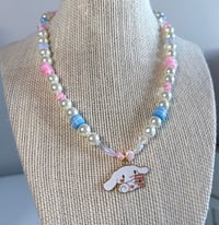 Image 1 of Cinnamoroll Beaded Necklace  