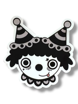Silly clown Vinyl Sticker