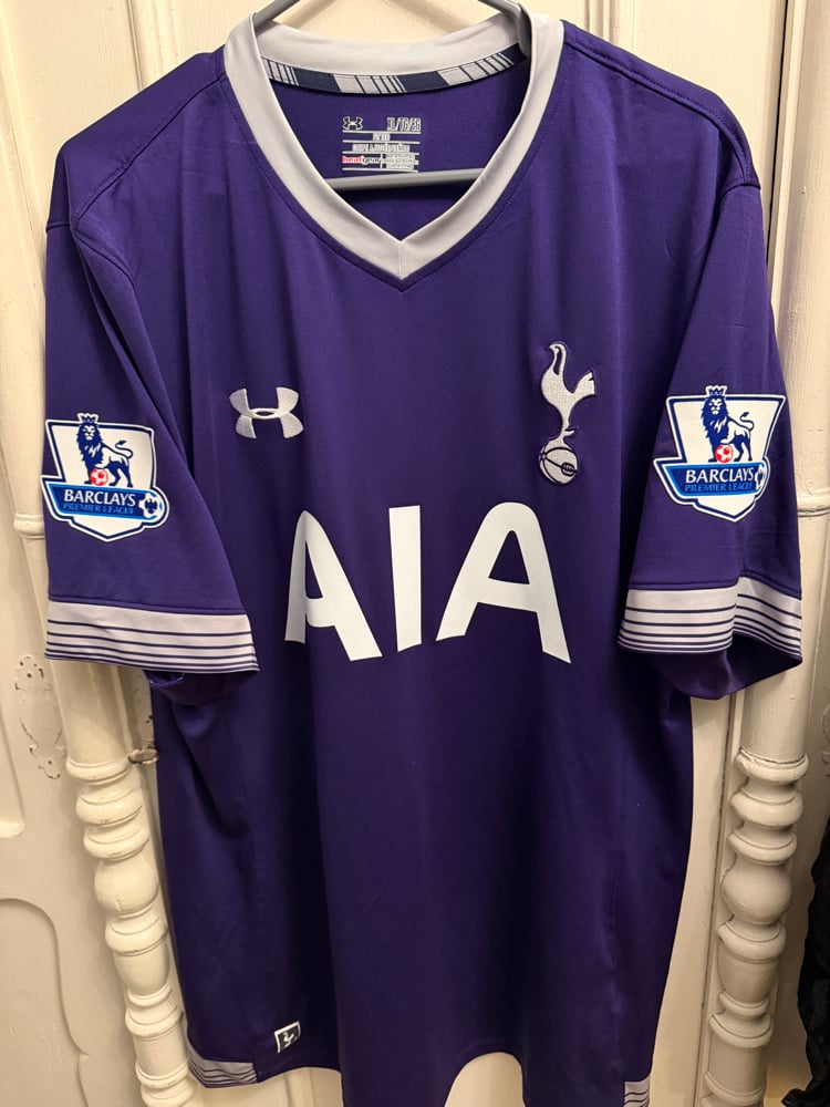 Image of PRE ORDER: Tottenham Hotspur “SON 7” 2015/16 Third Shirt + PL patches (XL)