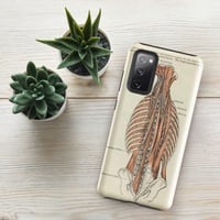 Image 11 of Antique Anatomical Drawing Spine Musculature Tough case for Samsung®