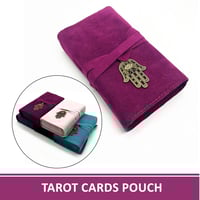 Image 1 of Tarot Cards Pouch Purple Bag For Storage Divination Accessories Jewelry Astrology L775