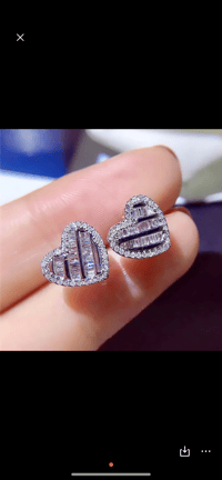 Image 2 of 5 Pairs of Heart Earrings
