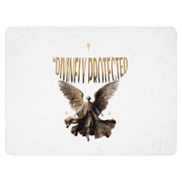 Image 2 of Home DIVINELY PROTECTED Sherpa blanket