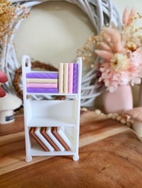 Image 1 of Mini cart bookshelf bookish display