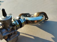 Image 3 of XS650 2 into 1 Intake (Polished Stainless)