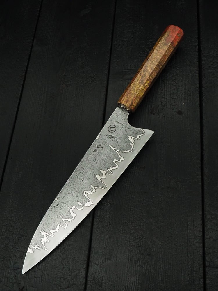 Laser Damaclad Gyutō 