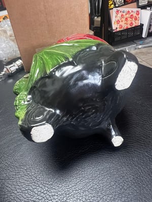 Image of Rare “Doom Muggy” Tiki Diablo/Tahiti Gil A.P. (Artist Proof) Test Glaze: Red/Grn/Blk