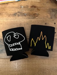 Image 1 of Skull and Fire, by Hank - koozie