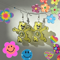 Image 1 of green flower care bears