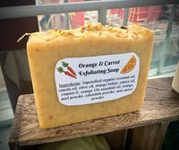 Image 1 of Happy Orange & Carrot Exfoliating Soap (all natural)