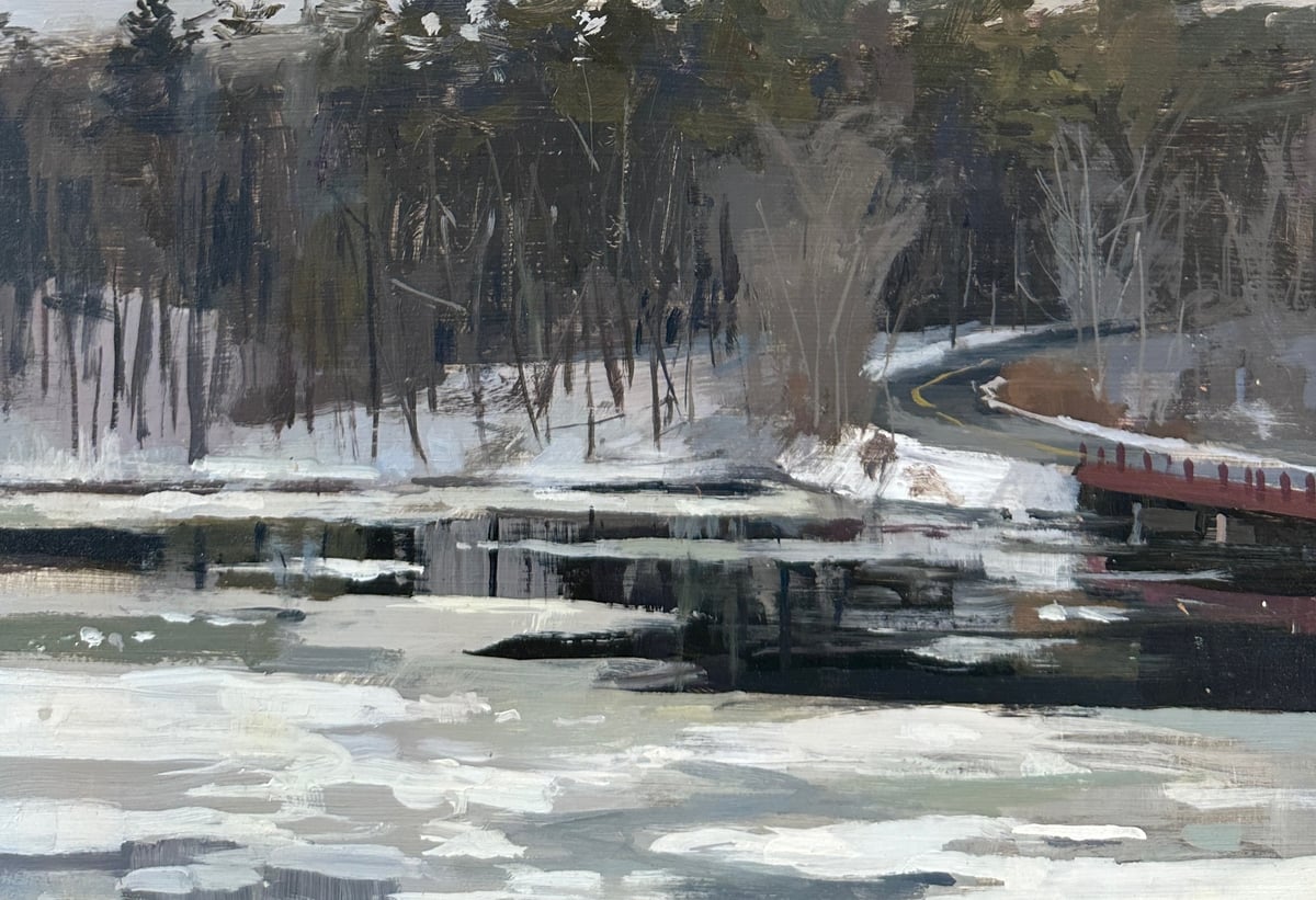 Image of Winter River Sketch