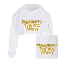 Somebody’s Fine Ass Mama Crop Hoodie & Tote Bag 💛