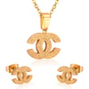 CC Necklace with Earrings Set