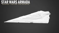 Image 9 of Star Wars Armada First Order Resurgent Star Destroyer 14k 3D