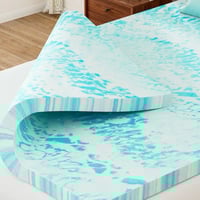 Image 2 of 3 Inch Memory Foam Mattress Topper - With Cooling Technology