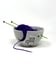 Image of White Glazed Cat decorated String Bowl