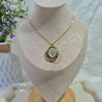 Image 1 of Flower Locket Necklace