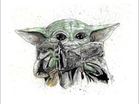 Image 2 of Grogu Baby Yoda Art Print Selection