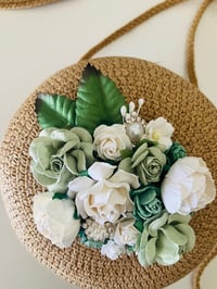 Image 2 of Sage flower bag 
