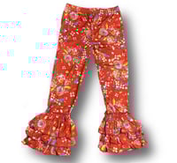 Flower Girl Flare Pants - Rust