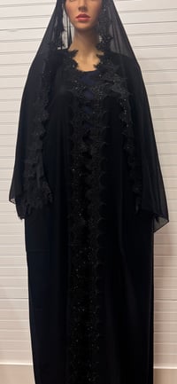Image 12 of  Lace 2 Piece Abaya 
