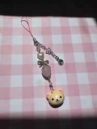 Image 1 of Kuma Strawberry phone charm 🍓