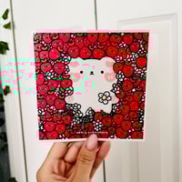 Image 1 of Strawberry Fields Bear Art Print
