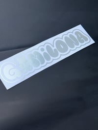 SMALL GOMILONA DECALS  (CHROME) 