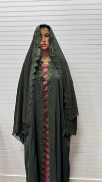 Image 10 of  Lace 2 Piece Abaya 