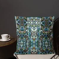 Image 2 of Turquoise & Terracotta Pillow