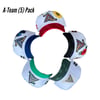 Art of Fame ❌A-Team 5-Pack/Multi color Two-Tone Dad Hats