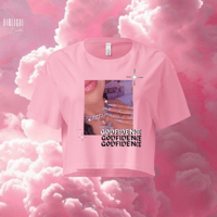 Image 1 of ‘Godfidence’ Crop Top (Pink)