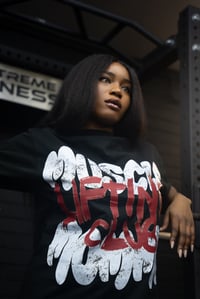 Image 3 of Muscle Mommy Lifting Club Tee- Black