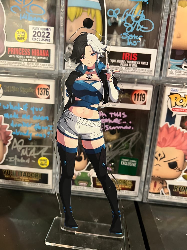 Luna snow acrylic stand