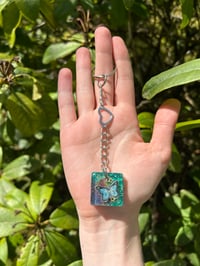 “cosmic butterfly” keychain