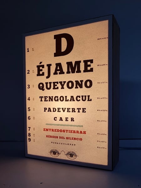 Image of Agudeza visual. Héroes del Silencio.