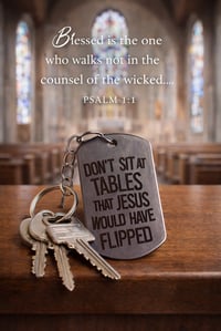  Faithful Thought Keychain 