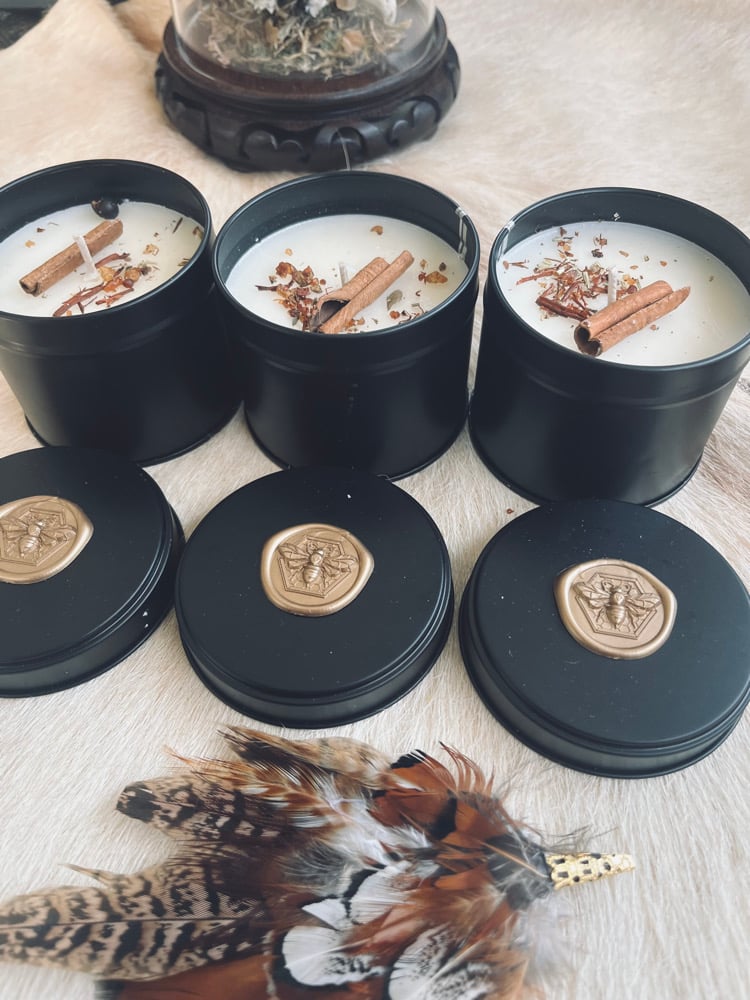 Image of Organic Cinnamon Essential Oil Coconut Wax Candles