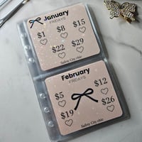 Image 23 of 2027 Friday Savings Challenge With Envelopes A6