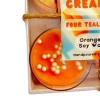 Image 4 of Creamsicle Tealight Candles