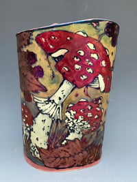 Image 3 of “Fly agaric” flambé lustre vase - 3