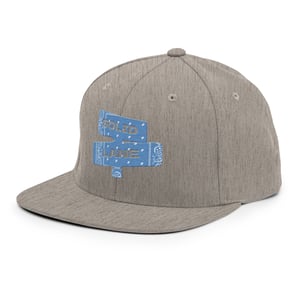 Image of Lite Blu Paisley Snapback