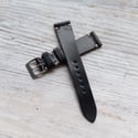19mm Horween Shell Cordovan Strap - Black