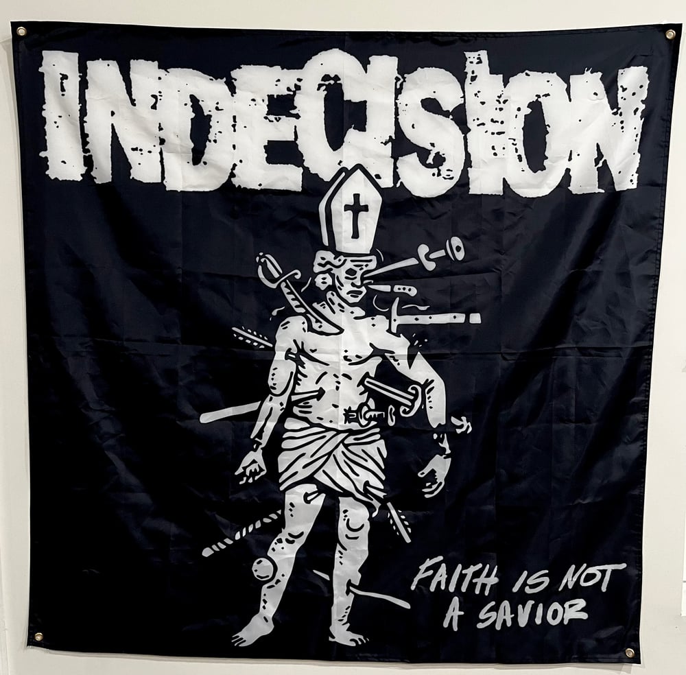 Indecision wall flag 4’x4’