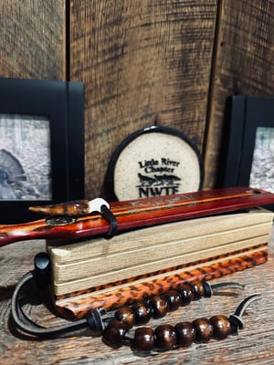 Image of Bloodwood/Sassafras with snakewood inlay