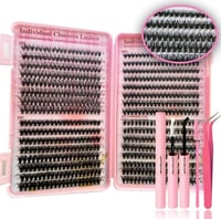 Mixed Style Individual Cluster Lashes Set, 30D 40D 50D 9-16mm Clusters Eyelashes