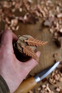 Image 3 of Fern Leaf~ Earrings 