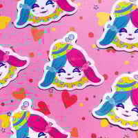 Image 2 of Candy The Clown Vinyl Sticker